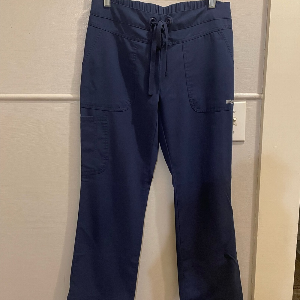 Navy Blue Greys Anatomy Signature Scrub Bottoms.